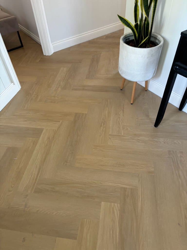 Engineered timber herringbone flooring, Evolved Floors