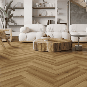 Riverhill Hybrid Herringbone Natural Spotted Gum