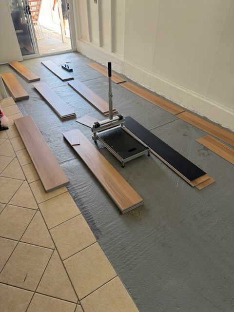 Best Flooring installation Gold Coast planks being laid
